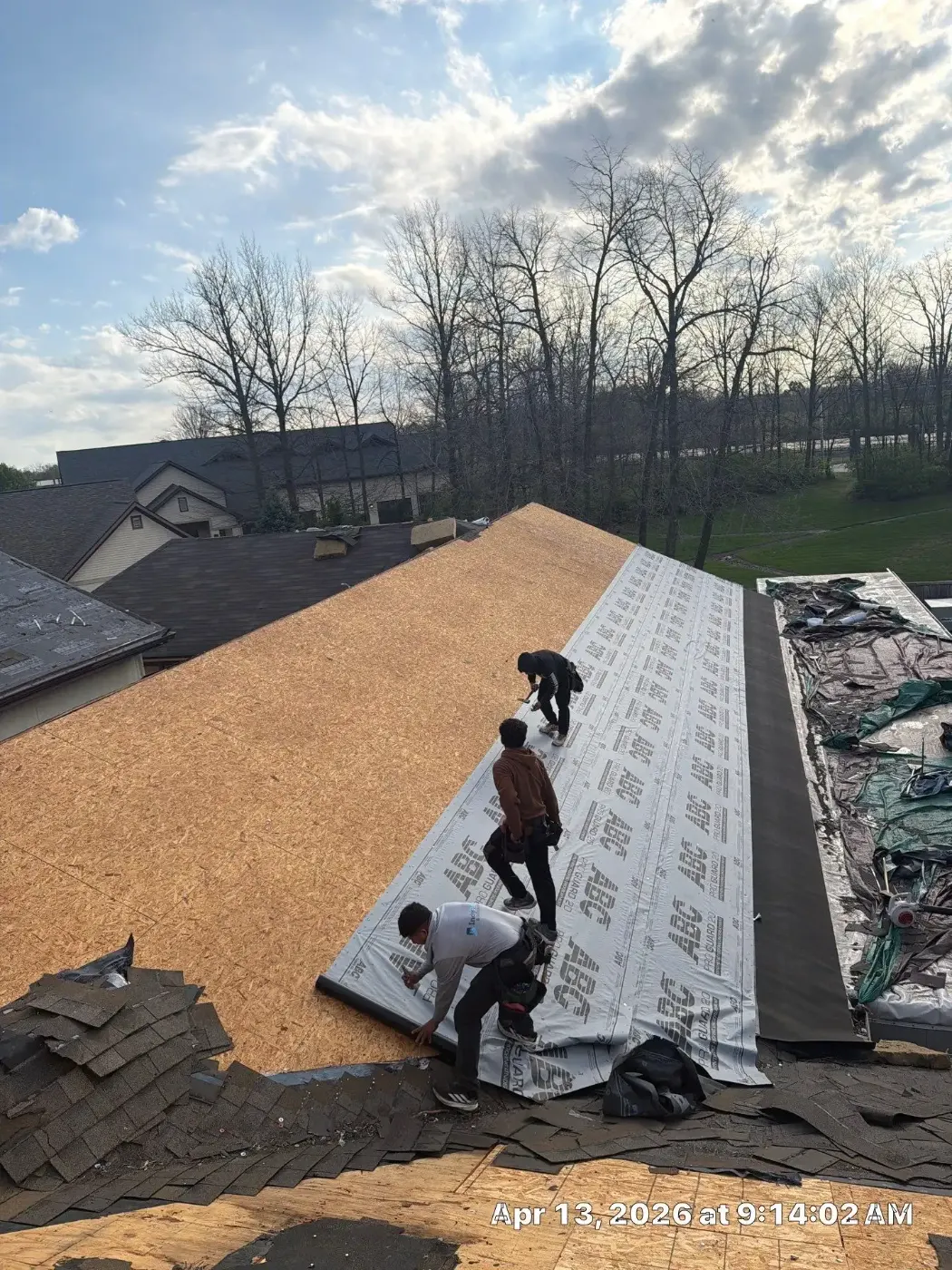 Membrane repair completed in Advance